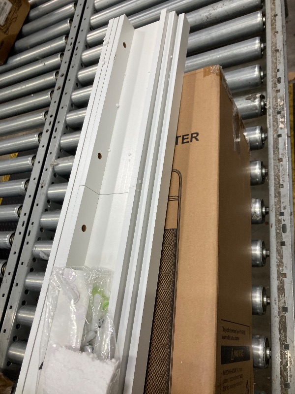 Photo 1 of **NOT SURE IF THE STOCK PICTURE IS THE ACTUAL PRODUCT BUT THEY LOOK SIMILAR*** PHOENANCEE Long Floating Shelves for Wall 47 Inch,Real Wood Picture Ledge with Lip Set of 4,Photo Frame Storage Display for Living Room Nursery Bedroom Bathroom Kitchen Home Of