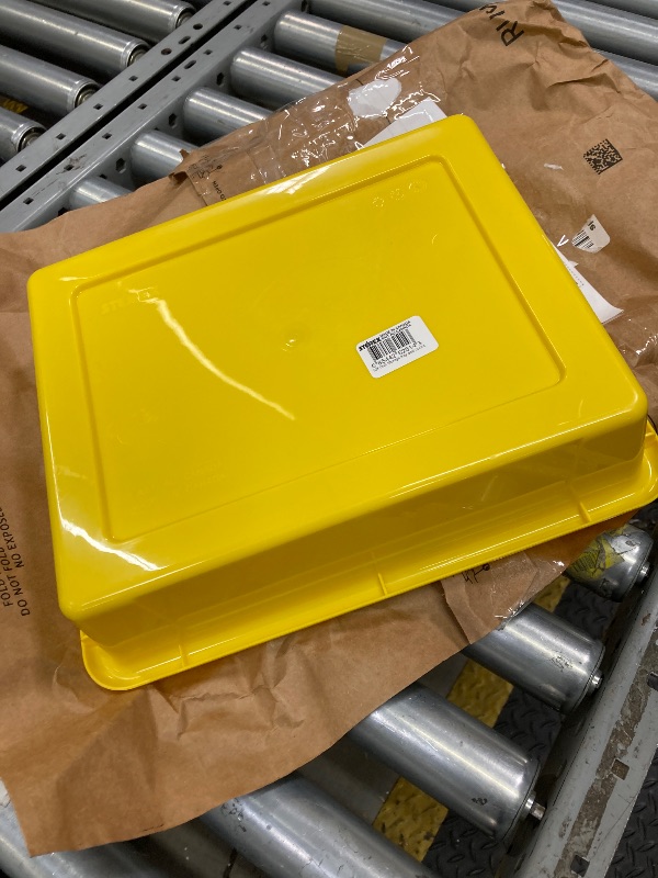 Photo 1 of **ONLY YELLOW** Storex Plastic Storage Tray Letter-Size Paper Sorter Assorted Colors 5-Pack
