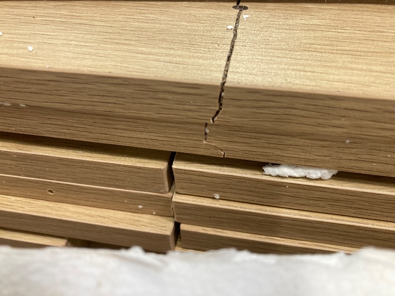 Photo 1 of **THERES CRACKS IN THE WOOD, SEE PICTURES** GarveeHome 6 Dresser for Bedroom, 52" Wide Drawer with Large Storage Space, Freestanding Wooden Closet Storage Dresser Chest for Living Room, Bedroom, Entryway, Natural Oak