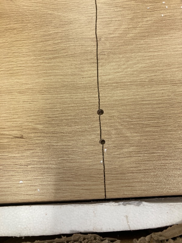 Photo 1 of **THERES CRACKS IN THE WOOD, SEE PICTURES** GarveeHome 6 Dresser for Bedroom, 52" Wide Drawer with Large Storage Space, Freestanding Wooden Closet Storage Dresser Chest for Living Room, Bedroom, Entryway, Natural Oak