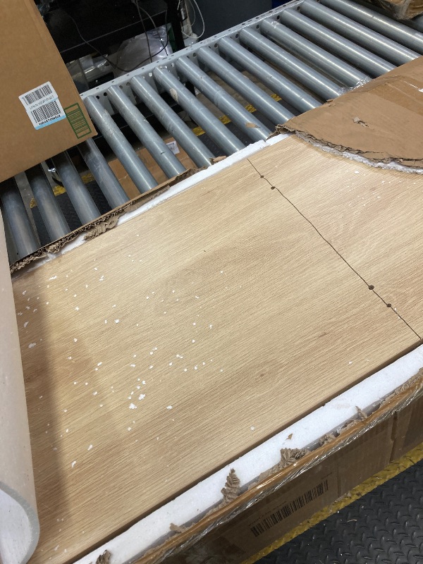 Photo 1 of **THERES CRACKS IN THE WOOD, SEE PICTURES** GarveeHome 6 Dresser for Bedroom, 52" Wide Drawer with Large Storage Space, Freestanding Wooden Closet Storage Dresser Chest for Living Room, Bedroom, Entryway, Natural Oak