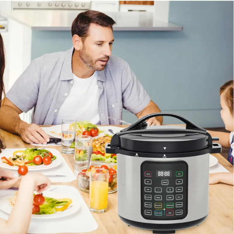Photo 1 of  Electric Pressure Cooker Multi-Function Features & Stainless Steel Pot
