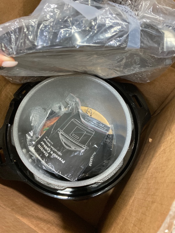 Photo 1 of  Electric Pressure Cooker Multi-Function Features & Stainless Steel Pot
