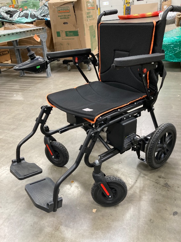 Photo 1 of ***MISSING PARTS -SELLING AS IS***
POWET Electric Wheelchairs for Adults, Foldable Lightweight Power Wheelchair, 500W Dual Motors, 15 Miles Longer Range, All Terrain Portable Motorized Wheelchair for Seniors Support 350 lbs