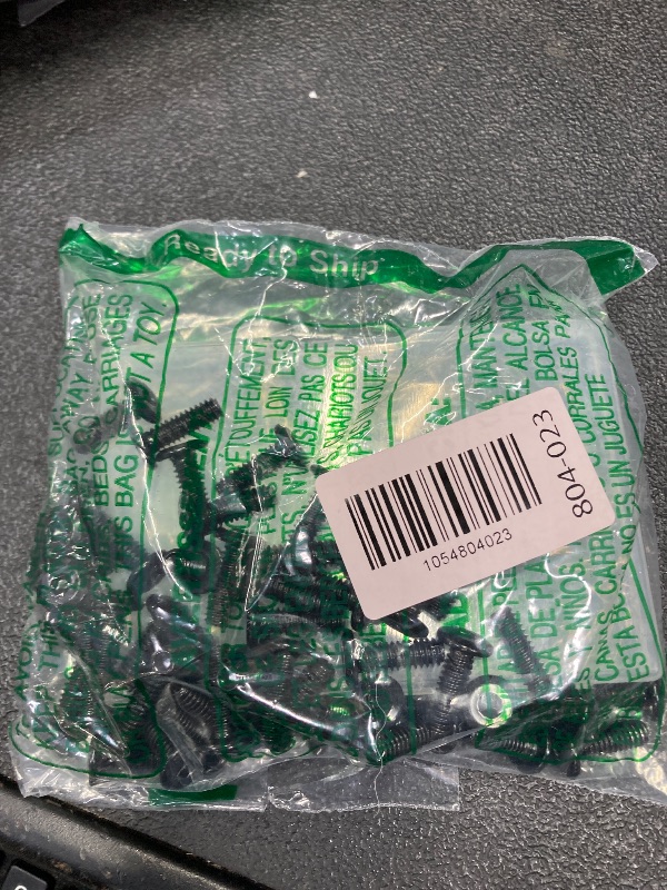 Photo 1 of 1/4-20 x 3/4" Flat Head Hex Socket Cap Screws Bolts, Stainless Steel 18-8 Black Finish, Fully Threaded, PCS