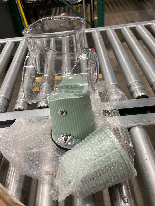 Photo 1 of ***PARTS ONLY - SELLING AS INCOMPLETE AS IS*** Rotary Cheese Grater, Multifunction 5 In 1 Chopper Vegetable Cutter Slicer, Round Mandoline Drum Slicer, Cheese Shredder,Grater With Handle, Easy to Clean Kitchen Gadgets with Storage Box