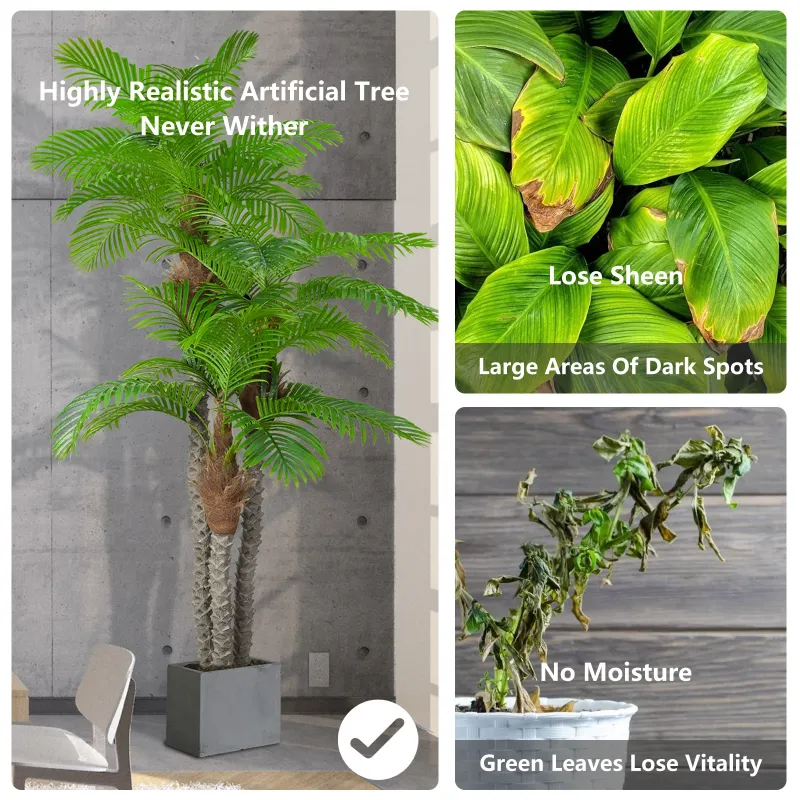 Photo 1 of ****Similar****
Anting 8.5ft Fake Palm Tree  Tropical Palm Artificial Plant Tree Outdoor Indoor in Pot Large Palm Plants for Living Room Front Porch Patio Pool Garden Home Office Decor Green
