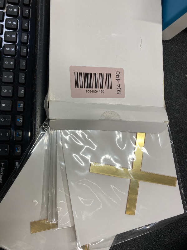Photo 1 of -Piece Set,Gold Cross Cake Toppers, 3.82" x 5.59" Each, Baptism First Holy Communion Cake Topper