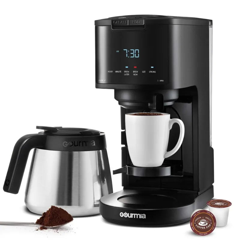 Photo 1 of ***NEED CLEAN***
 2-in-1 Coffee Maker, Single Serve Pod + 12 Cup Drip, K-Cup Compatible, Black
