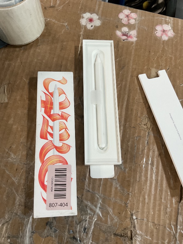 Photo 1 of Apple Pencil Pro: Latest Model - Device Compatibility Check Required - Pixel-Perfect Precision, Tilt and Pressure Sensitivity, Perfect for Note-Taking, Drawing, and Art. Charges and Pairs Magnetically