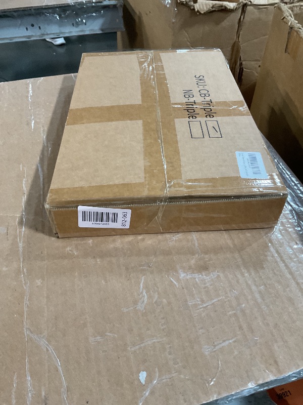 Photo 1 of (used) Durable Bamboo Cutting Boards for Kitchen – 3-Piece Set with Deep Juice Grooves, Carbonized Surface