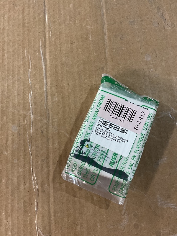 Photo 1 of (only one) Handlebar Bike Mirrors, 1pcs HD Bicycle Rearview Mirror, Adjustable Handlebar Mounted Convex Mirror