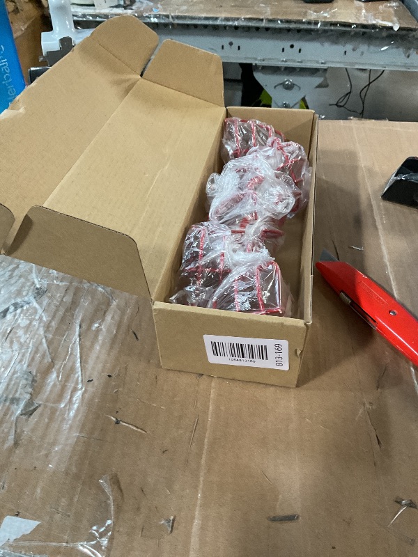 Photo 1 of (6 Pack) 1/2" Fire Sprinkler Head Cage Guard Protector Fire Extinguishing System Sprinkler Bracket Red