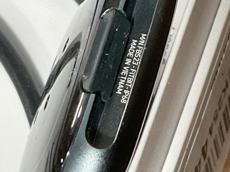 Photo 1 of ***(MAJOR DAMAGE/ SEE NOTES FOR DETAILS)***Fitbit Versa 4 Fitness Smartwatch with Daily Readiness, GPS, 24/7 Heart Rate, 40+ Exercise Modes, Sleep Tracking and more, Black/Graphite, One Size (S & L Bands Included)