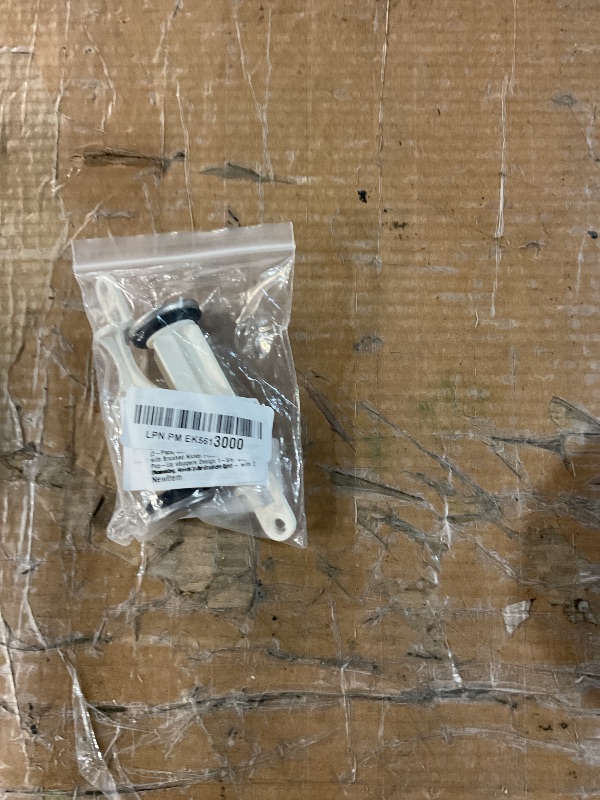 Photo 1 of (2-Pack) Bathroom Sink Pop-Up Stoppers - with Brushed Nickel Finish - Fits Most Pop-Up stoppers Design 1-3/8” Cap Outer Diameter, 4-1/2 Overall Height - with 2 Mounting Holes and Gasket Seal