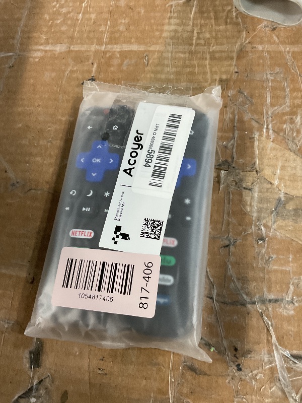 Photo 1 of (Pack of 2) Replacement Remote Control Only for Roku TV, Compatible for TCL Roku/Hisense Roku/Onn Roku/Sharp Roku/Element Roku/Westinghouse Roku/Philips Roku Smart TVs (Not for Roku Stick and Box)