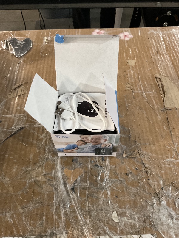 Photo 1 of ****parts only****Double love Wrist Blood Pressure Monitor Led Display, Touch Screen Wrist Blood Pressure Cuff 99x2 Reading Memory Wrist Bp Monitor with Carrying Case(Black)