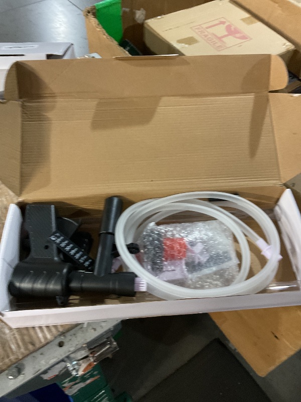 Photo 1 of ***(USED/ UNKNOWN IF MISSING PARTS)***QZQ Aquarium Gravel Cleaner [2025 Edition] Vacuum Fish Tank Vacuum Cleaner Tools for Aquarium Water Changer with Aquarium Thermometers Fish Net kit Use for Fish Tank Cleaning Gravel and Sand