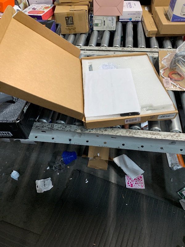 Photo 1 of ***(PARTS ONLY/ MAJOR DAMAGE/ NON FUNCTIONAL)***FENNIO Vanity Mirror with Lights, 12" x 16" Lighted Makeup Mirror with Smart Touch Control, 3 Color Modes & Brightness Adjustable, LED Makeup Mirror with 10X Magnification, 360° Rotation for Bedroom