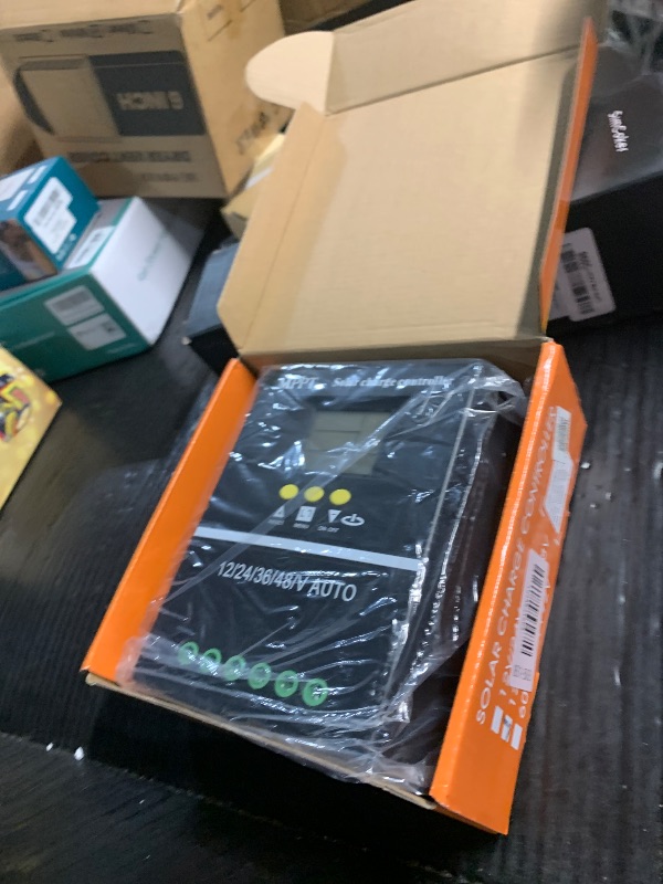 Photo 1 of ***(PARTS ONLY/ NON FUNCTIONAL)***MPPT Solar Controller 60A 80A 100A 200A LCD Display 7 Working Modes Multifunctional Dual USB 5V Charging Ports Battery Compatible with Seal Gel Flooded LifePO4 (200A)