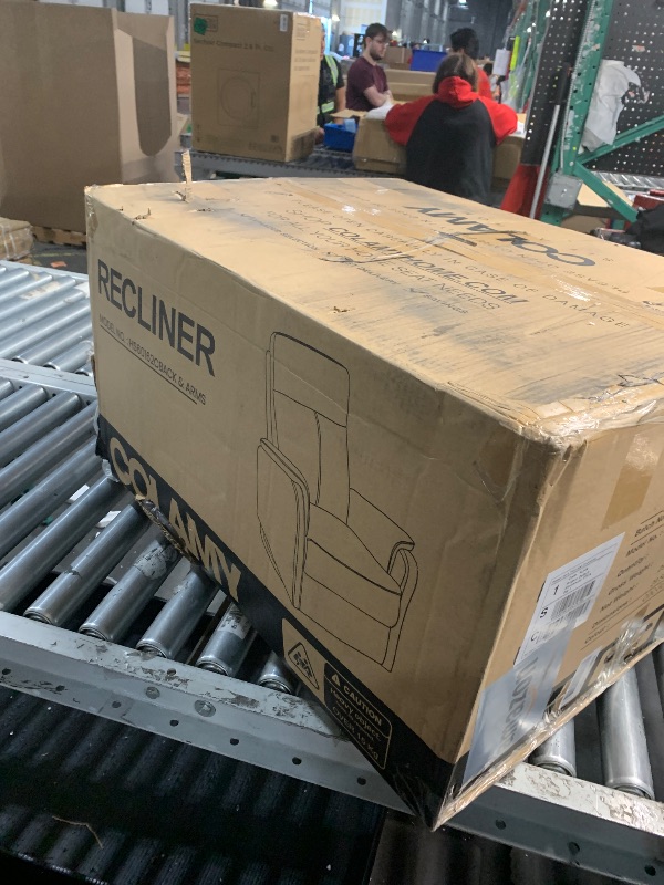 Photo 1 of ***PARTS ONLY***COLAMY Leather Recliner Chair with Swivel & Rocking Function, Modern Glider Reclining Chair with Footrest and Wide Seat Cushion, Comfortable Rocker Chair for Living Room, Nursery, Bedroom, Cocoa