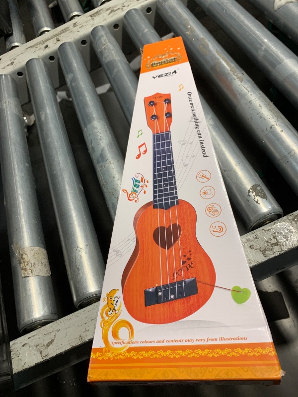 Photo 1 of YEZI Kids Toy Classical Ukulele Guitar Musical Instrument, Brown