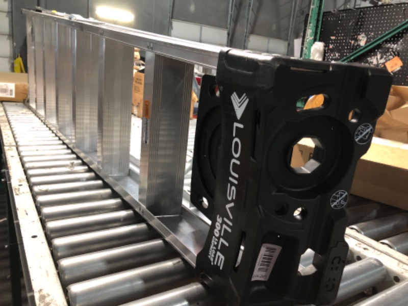 Photo 1 of ***BOTTOM STEP DAMAGED ***
Louisville Ladder 8-Foot Aluminum Step Ladder, 300-Pound Load Capacity, Type IA, AS3008