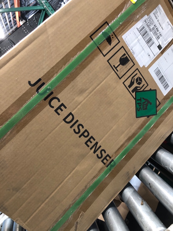 Photo 1 of ***FACTORY SEALED***Commercial Beverage Dispenser, Towallmark 3 Tanks 7.93 Gallon 30L Commercial Juice Dispenser, 10 Liter Per Tank, 320W Stainless Steel Food Grade Ice Tea Drink Dispenser with Thermostat Controller