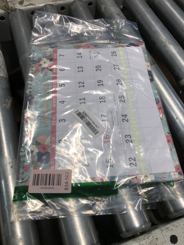 Photo 1 of 2026 Calendar - 2026 Wall Calendar, 3-Month Wall Calendar Display (Folded in a Month), Jan. 2026 - Dec. 2026, 11" x 26", 3 Month Calendar - Floral