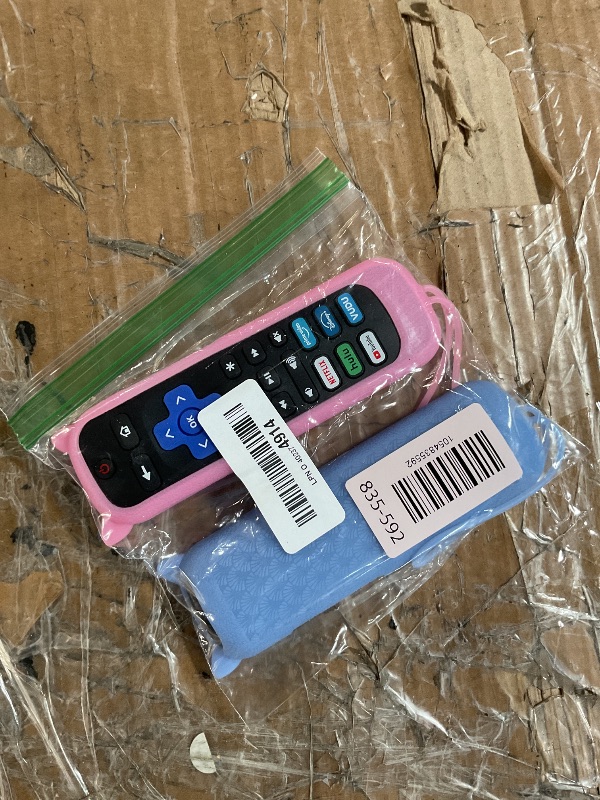 Photo 1 of (Pack of 2) ONEBOM Replacement Remote for Roku TV with Soft Protective Silicone Cover(Glow in The Dark), Universal Remote for TCL/Onn/Hisense/Sharp/Element/Philips Roku Smart TV