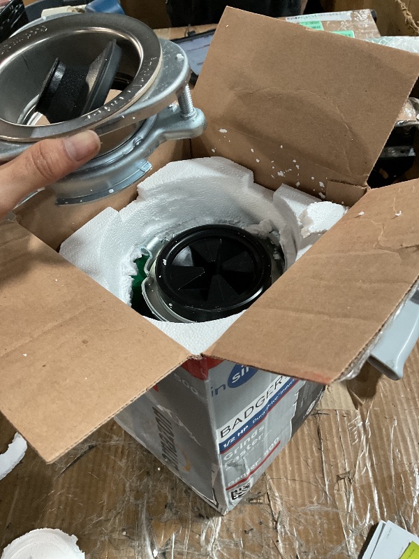 Photo 1 of InSinkErator Badger 500, 1/2 HP Continuous Feed Kitchen Garbage Disposal, Badger Series BADGER 500