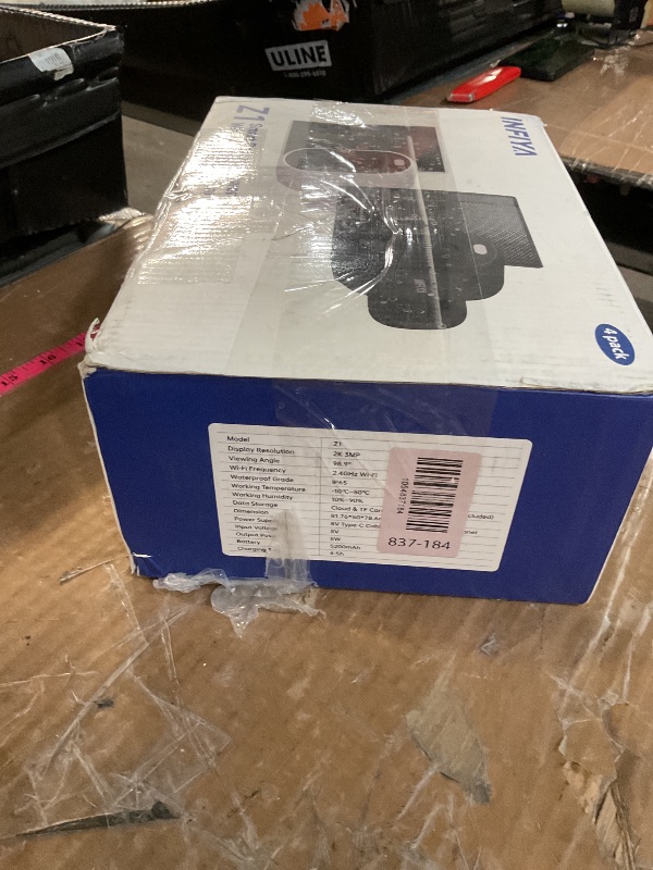 Photo 1 of INFIYA Security Cameras Wireless Outdoor-Solar&Battery Powered 2K 2.4G Cameras for Home Security, Instant Alert, AI Human Detection, Color Night Vision, 2-Way Talk, SD Storage, Work with Alexa, Z1 4P