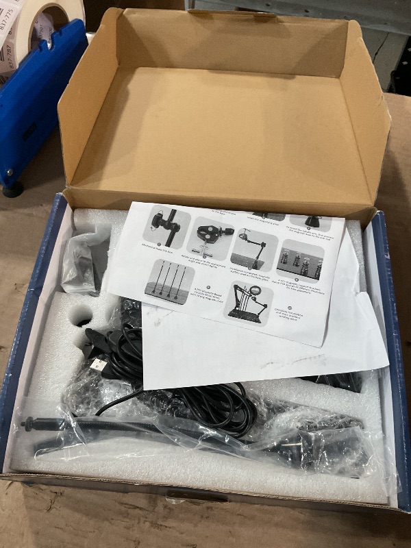 Photo 1 of (* light only, for parts*)
Magnetic Helping Hands Soldering Station, 10X LED Magnifying Lamp, Magnifying Glass with Light and Stand, 360 Hot Air Gun Holder, 4 Magnetic Third Hand Soldering Tool &PCB Holder for Soldering Station