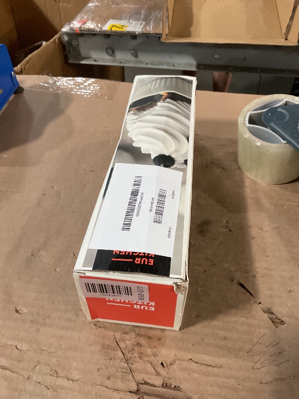 Photo 1 of ***(MISSING ATTACHEMENTS)***EurKitchen Professional Aluminum Whipped Cream Dispenser - Leak-Free Whip Cream Maker Canister with 3 Decorating Nozzles & Cleaning Brush - 1-Pint / 500 mL Cream Whipper - N2O Chargers (Not Included)