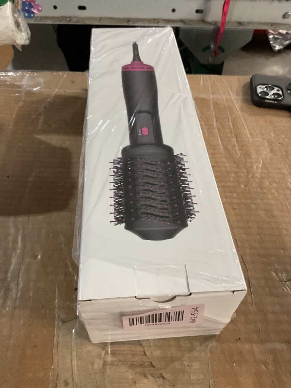Photo 1 of ***LIKE NEW/OPEN BOX***
4-in-1 Hair Dryer Brush - Blow Dryer and Styler in One, Hot Air Brush with Oval Barrel for Volumizing, Suitable for All Hair Types,Red Christmas Gifts