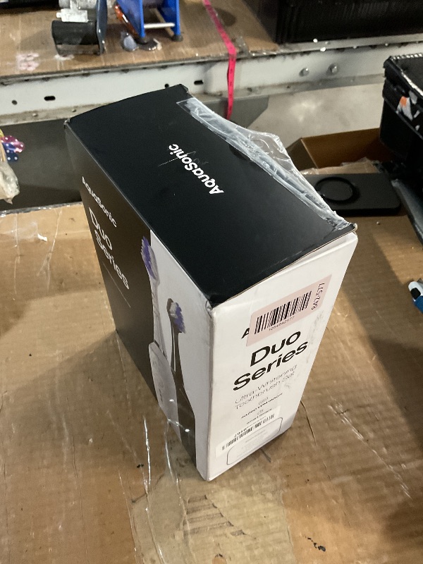 Photo 1 of ***LIKE NEW/OPEN BOX***
Aquasonic Duo - Dual Handle Ultra Whitening 40,000 VPM Wireless Charging Electric ToothBrushes - 3 Modes with Smart Timers - 10 Dupont Brush Heads & 2 Travel Cases Included