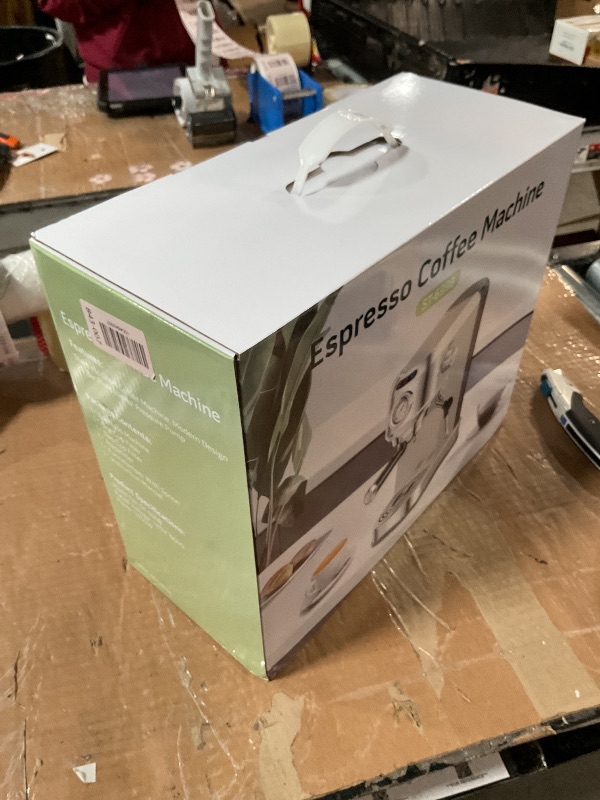 Photo 1 of ***LIKE NEW/OPEN BOX***
ANYCOLD Espresso Machine 20 Bar, Compact Espresso Maker, Stainless Steel Expresso Coffee Machines with Steam Milk Frother & 34oz Removable Water Tank for Home Latte, Cappuccino, Silver