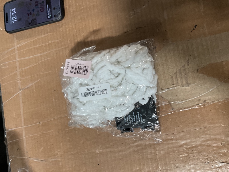 Photo 1 of [ Prelit & Avoid Tangled Mess ] 5 Ft Orange Purple Halloween Spider Web Lights Decorations Timer 56 LED Battery Operated Waterproof Round Net Lights Halloween Decor Home Party Yard Indoor Outdoor