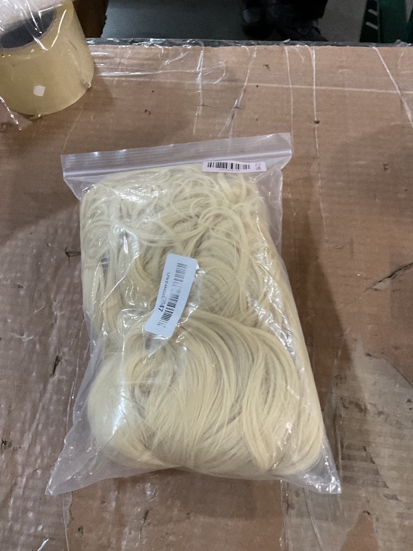 Photo 1 of ***(MINOR DAMAGE/ SEE NOTES FOR DETAILS)***Topcosplay Women's Wig Blonde Long Curly Beehive Wig Big Hair Wigs Halloween Costume Accessory Drag Queen Wig