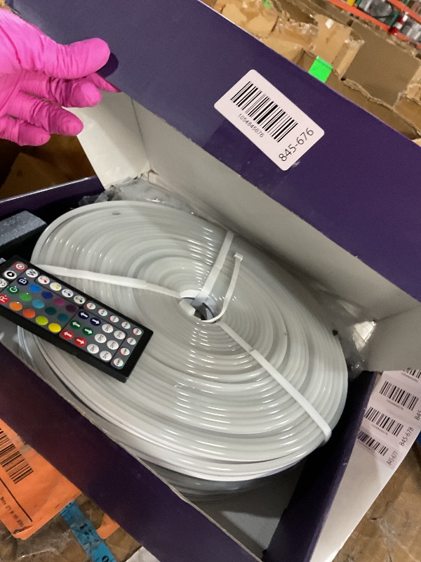 Photo 1 of ***LIKE NEW/OPEN BOX***
200Ft Neon Rope Lights,Flexible Led Rope Lights Control with App/Remote,Multiple Modes Rope Lights,IP65 Outdoor RGB Led Neon Lights Waterproof,Music Sync Gaming Led Neon Light Strip for Bedroom Decor