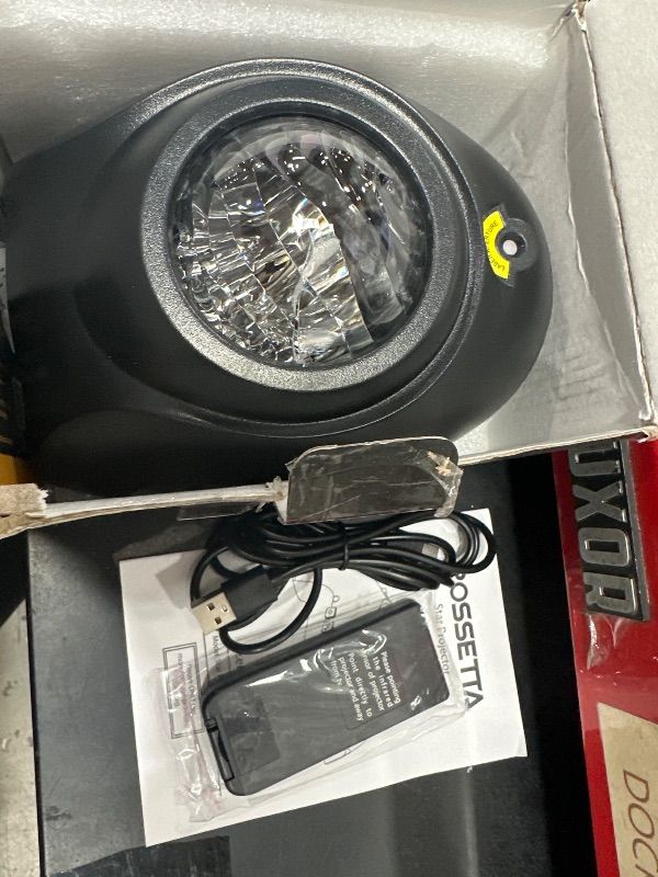 Photo 3 of Rossetta Star Projector, LED Night Light Aurora Galaxy Projector with Bluetooth Speaker, White Noise, Timer and Remote for Room Decor, Gifts for Kids, Adults, Christmas, Birthday, Black