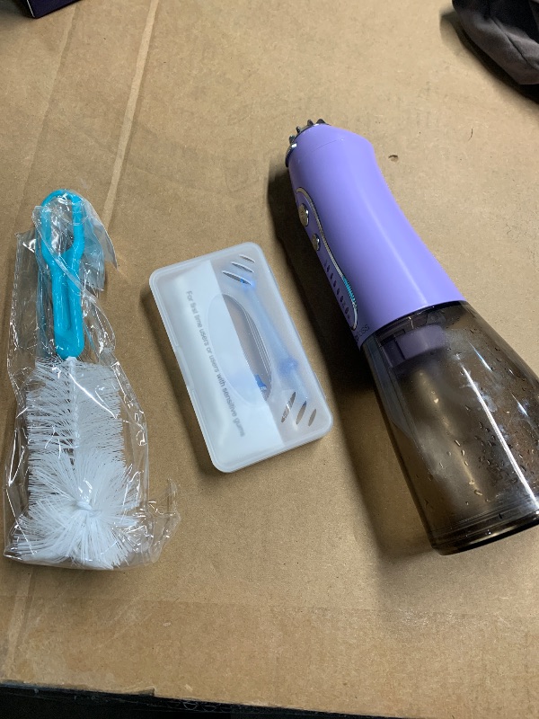 Photo 1 of (see all images) Water Dental Flosser Teeth Pick, H2ofloss Cordless Portable Oral Irrigator 300ML Rechargeable