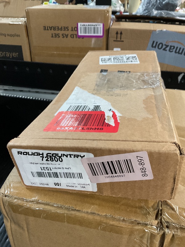 Photo 1 of ***(USED/ UNKNOWN IF MISSING PARTS/ UNABLE TO TEST ITEM)***Rough Country 1.5" Bolt-on Leveling Kit for Toyota 4Runner (2025) - Increases Ground Clearance, Levels Stance, Easy Upgrade