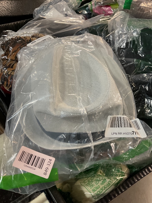 Photo 1 of (incomplete) Noamus 14 Pcs 1920s Accessories for Men, Roaring Retro Men Costume Set, Gangster Panama Hat