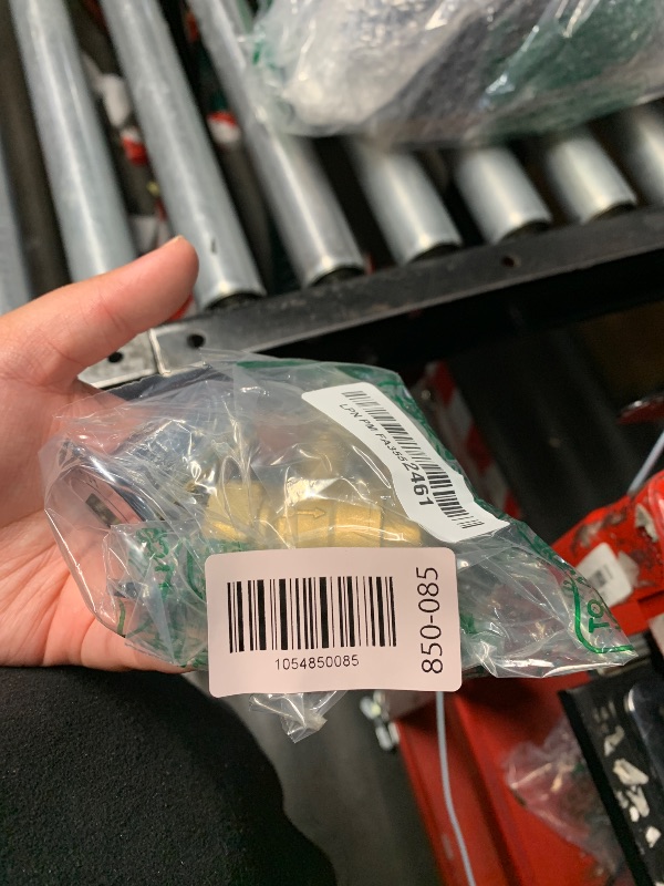 Photo 1 of Skyflame 3/4 Inch Straight Gas Key Valve Kit for Fire Pit Fireplace with Flange and 3 Inches Key, Chromed