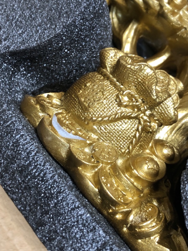 Photo 1 of ***DAMAGED - SEE NOTES/PICTURES*** Zurucily Glass Teapot Set with Infuser Semi Automatic Tea Set Magic Teapot (Tree - golden)