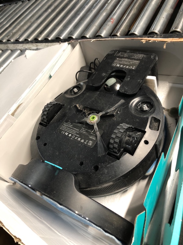 Photo 1 of ***DAMAGED - SEE NOTES/PICTURES*** Lefant LiDAR Robot Vacuum and Mop, 450ml Visible Dustbin, Upgraded 190° PSD Obstacle Avoidance, Customized Cleaning, Multi-Floor Mapping, 150 Mins Runtime, WiFi/Alexa/APP, Pet Hair & Carpets, M330 Pro