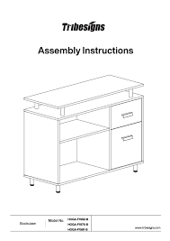 Photo 1 of ** Stock photo for reference item similar ** Tribesigns bookcase desk with 2 drawer's and bottom shelfs white and brown