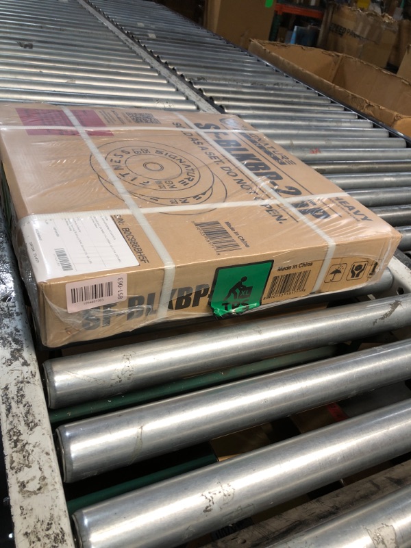 Photo 1 of ***FACTORY SEALED*** Fitvids 2" Olympic Bumper Plate Weight Plates with Steel Hub, 25LB, Pair