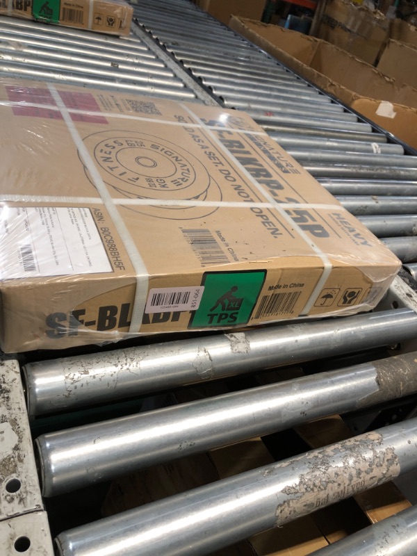 Photo 1 of ***FACTORY SEALED*** Fitvids 2" Olympic Bumper Plate Weight Plates with Steel Hub, 25LB, Pair